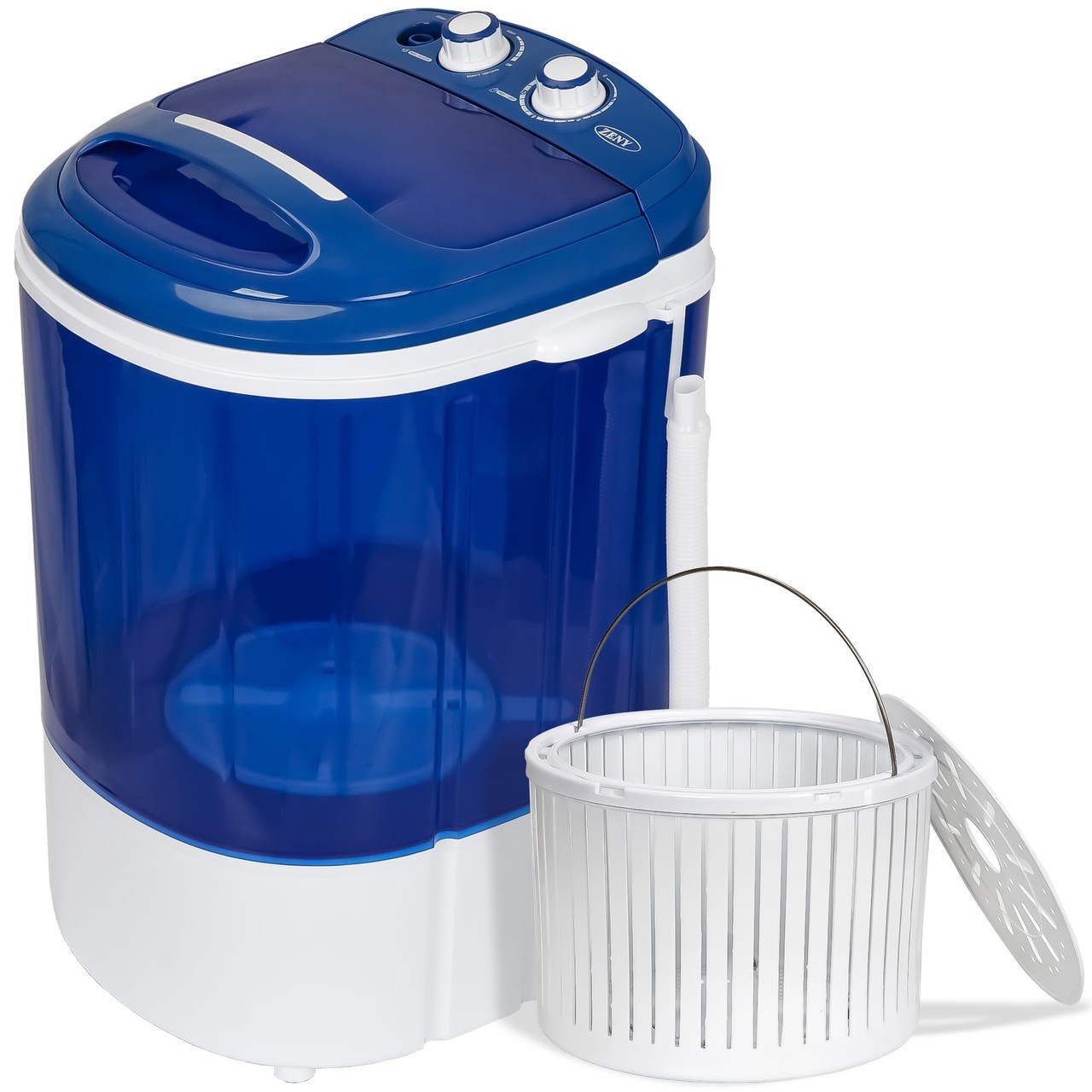 ZENY Portable Mini Washing Machine 8 lbs Washing Capacity Semi-Automatic Compact gallery