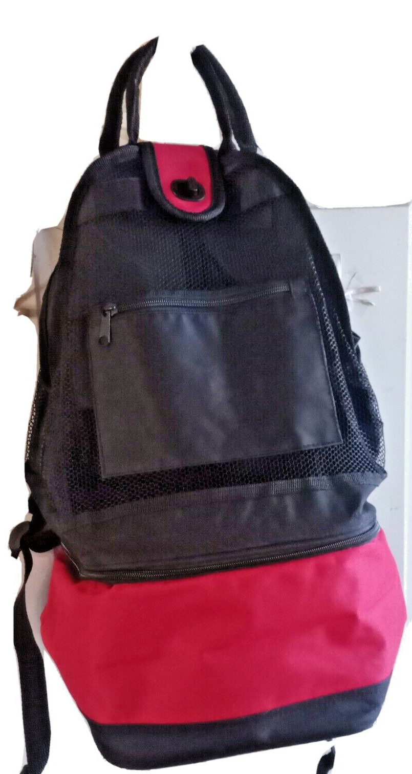 Black And Red Backpack - This Back Pack Is Brand New