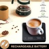 Coffee Scale with Timer, Coffee Scale, 0.1 G/3 Kg, Rechargeable, Turndown5299 gallery