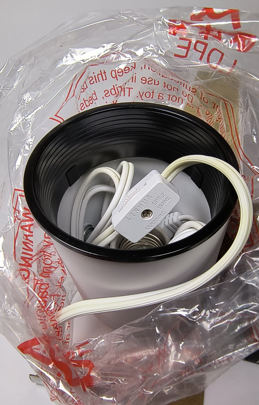 Hampton Bay Round Back Uplight White 719 694 - 4.33 in X 6.61 With LED Bulb gallery
