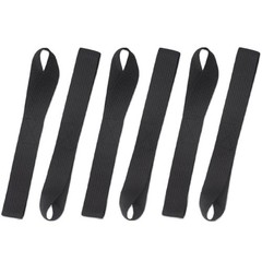 6 Pcs Soft Loop Tie Down Straps,22 Lbs Breaking Strength and 11 Lbs Load