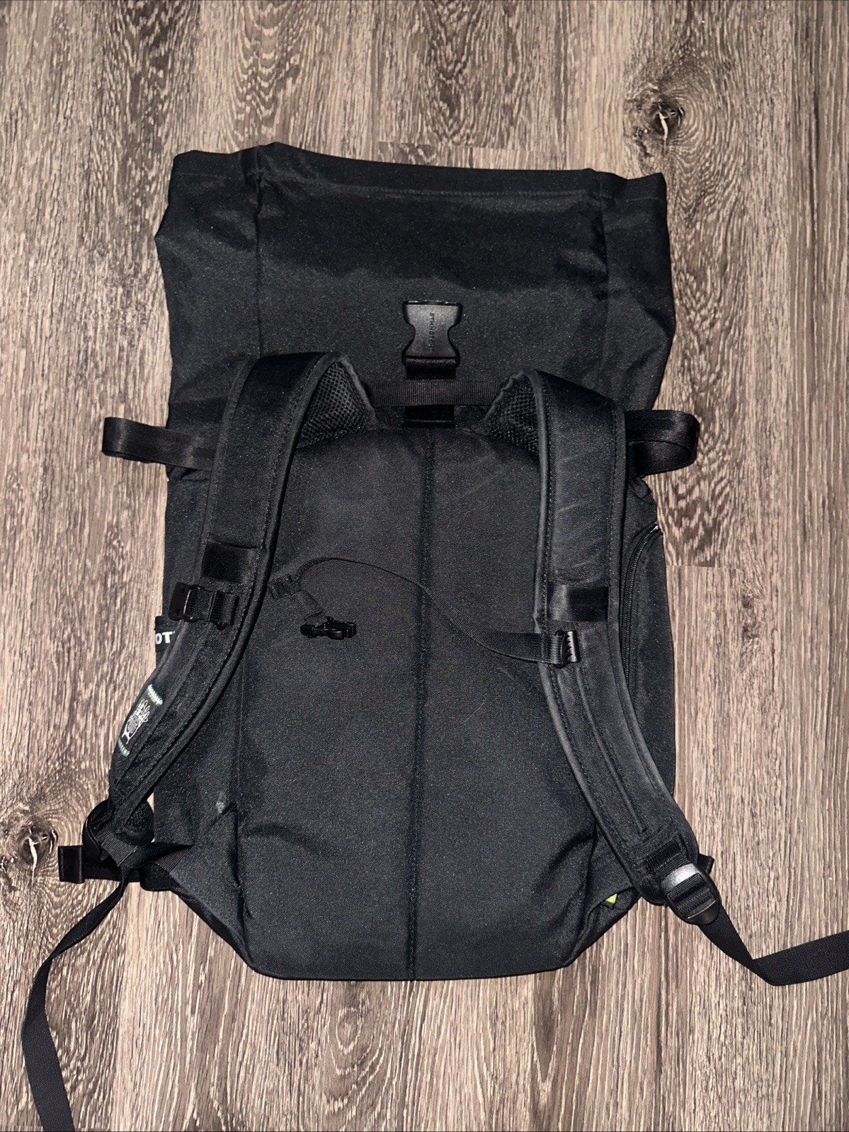 Ethnotek Raja 30 Backpack Travel Laptop Pack Removable Thread Panel Blue Pattern 3