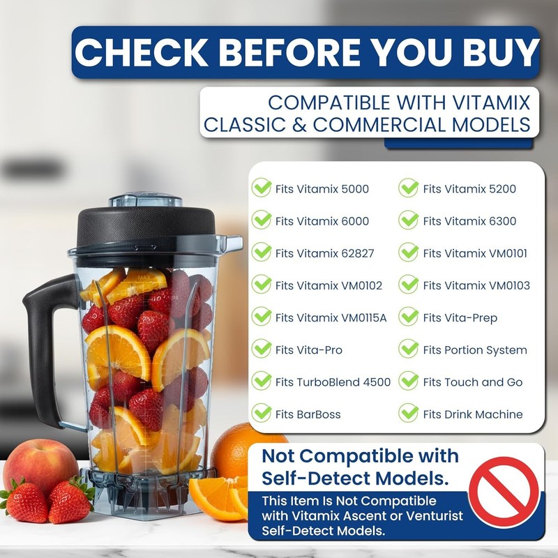 64 oz Container Pitcher Jar for Vitamix Vita-Pro Blender Classic gallery