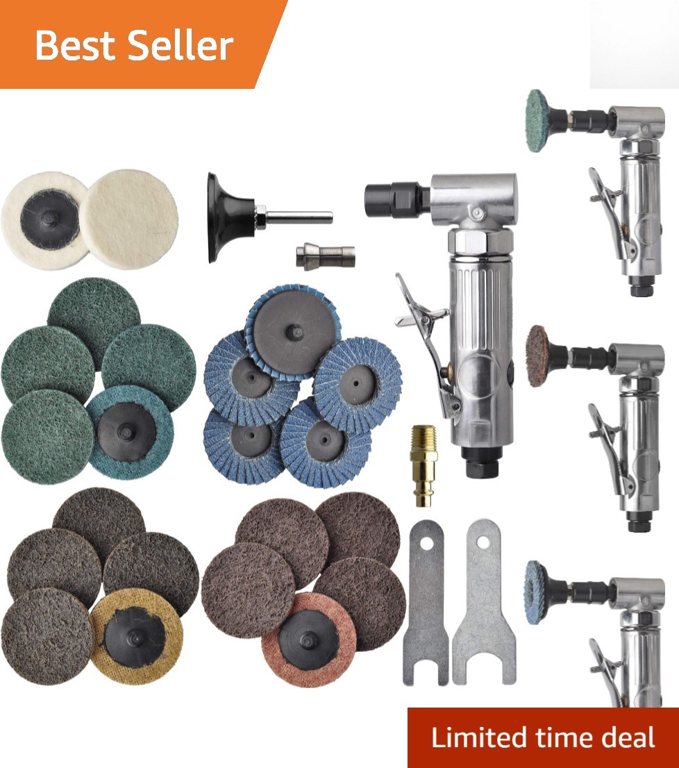 Highly Efficient 1/4 Inch Air Die Grinder Kit - 22 Discs for Heavy Duty Tasks gallery