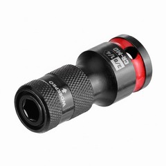 WORKPRO 3/8″ Square to 1/4-in Hex Quick Release Bit Holder Impact Socket Adapter