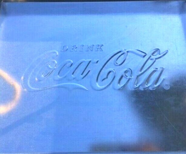 Coca-Cola galvanized Steel rectangular Serving Tray 13x11" 2018 collectable New gallery