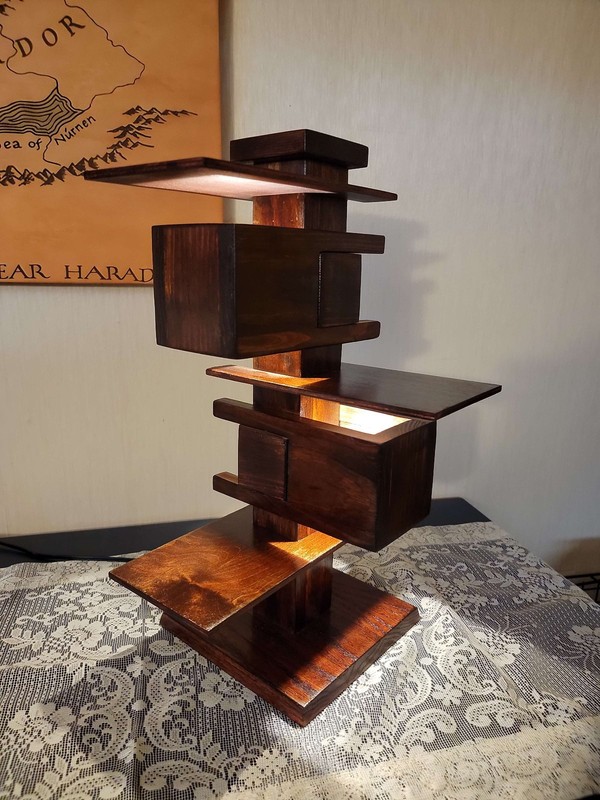 Frank Lloyd Wright Designed Table Lamp Taliesin gallery