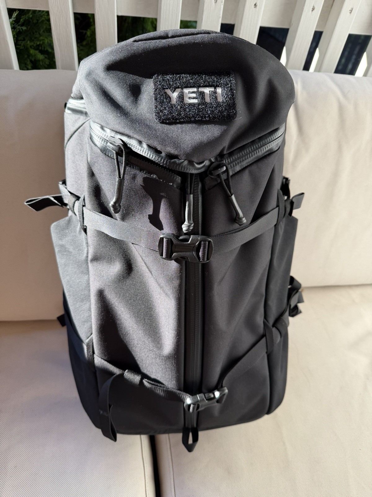 YETI Bozeman 27L Backpack Black, patch missing - Preowned