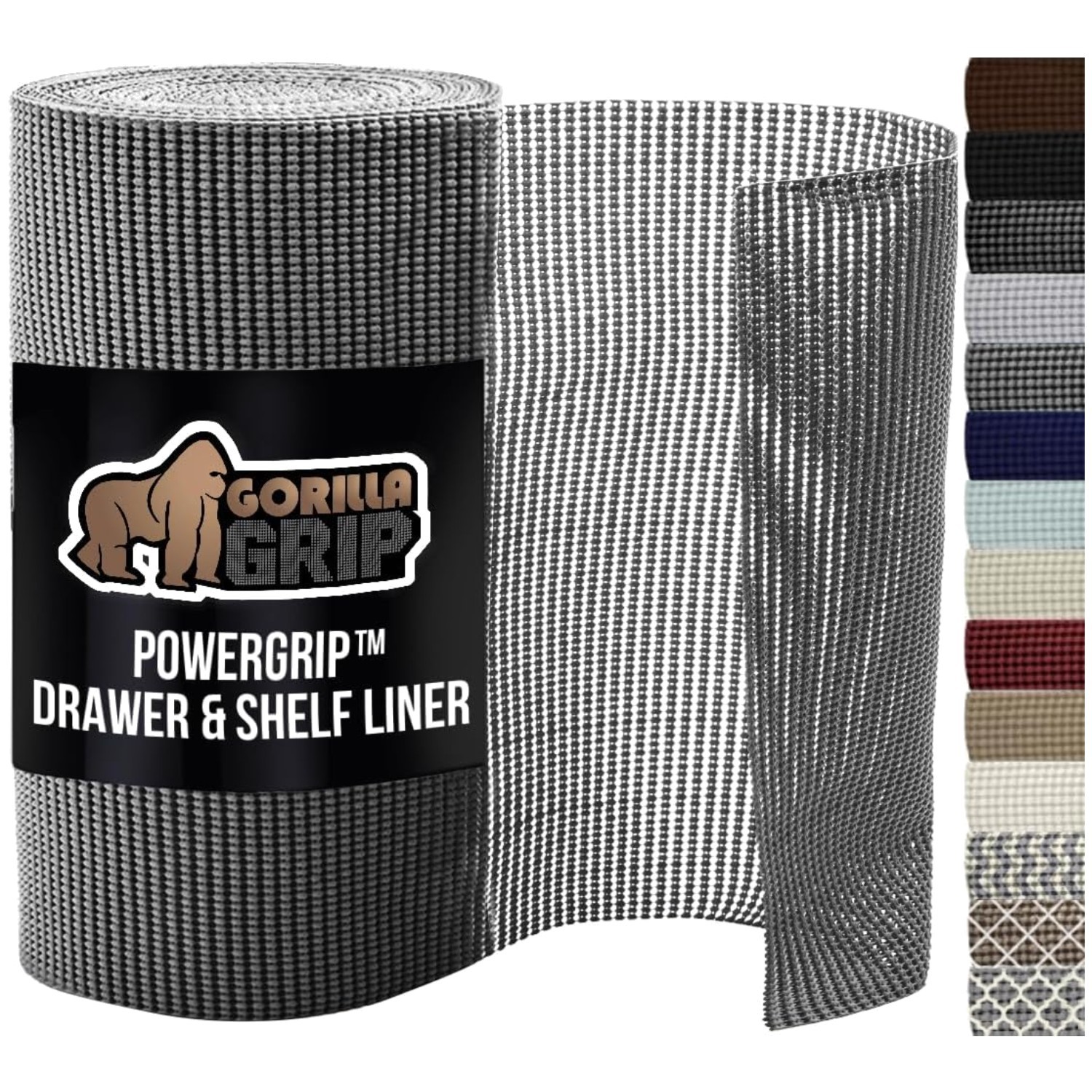 Strong Hold Non-Adhesive Liner, Protects Cabinets, 12" x20' gallery