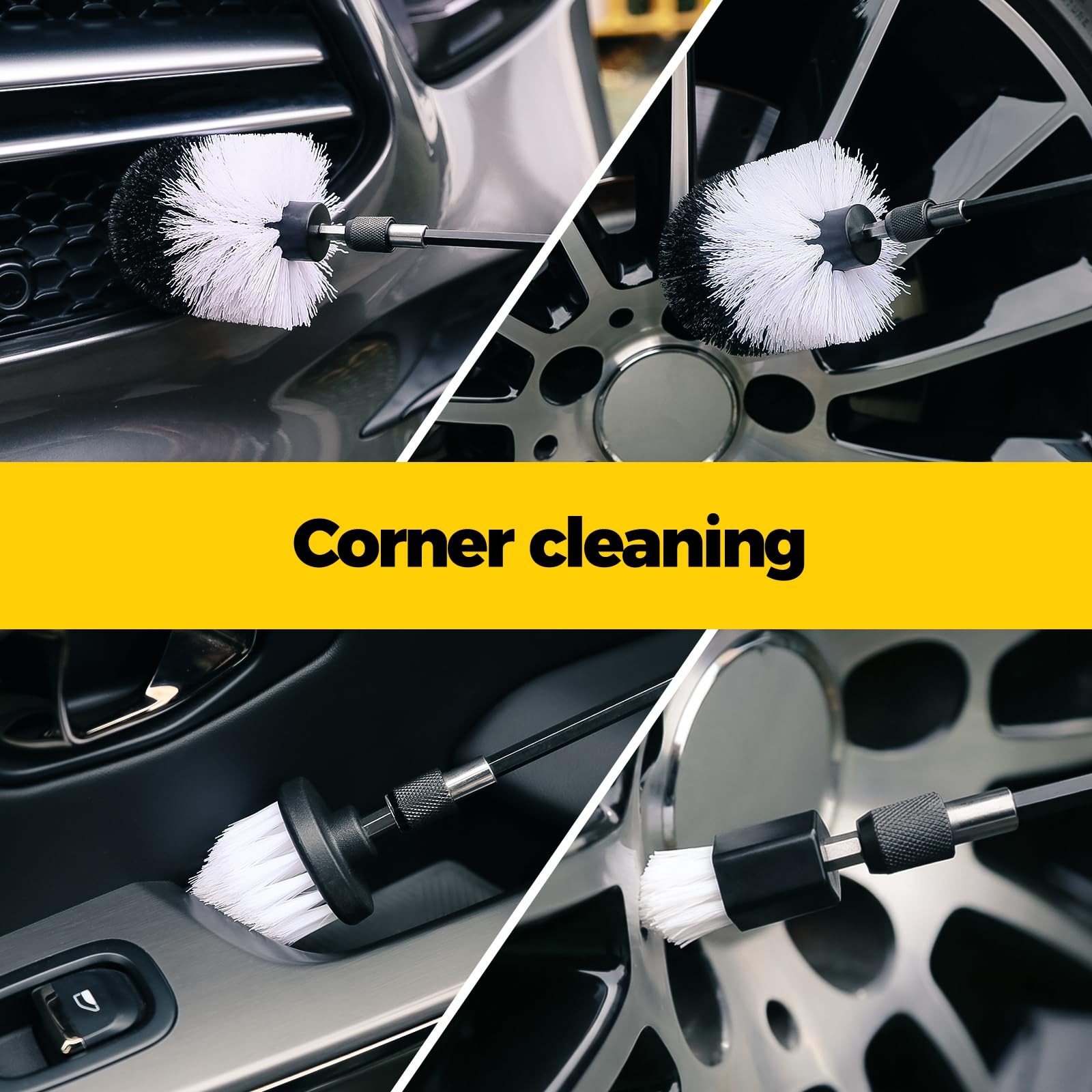 7Pack Drill Brush Attachment Set-Car Interior Detailing Kit，Power Scrubber Br... gallery