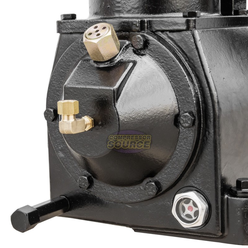 5 HP Replacement Air Compressor Pump 2 Stage 2 Cylinder 19 CFM w/ Head Unloaders gallery