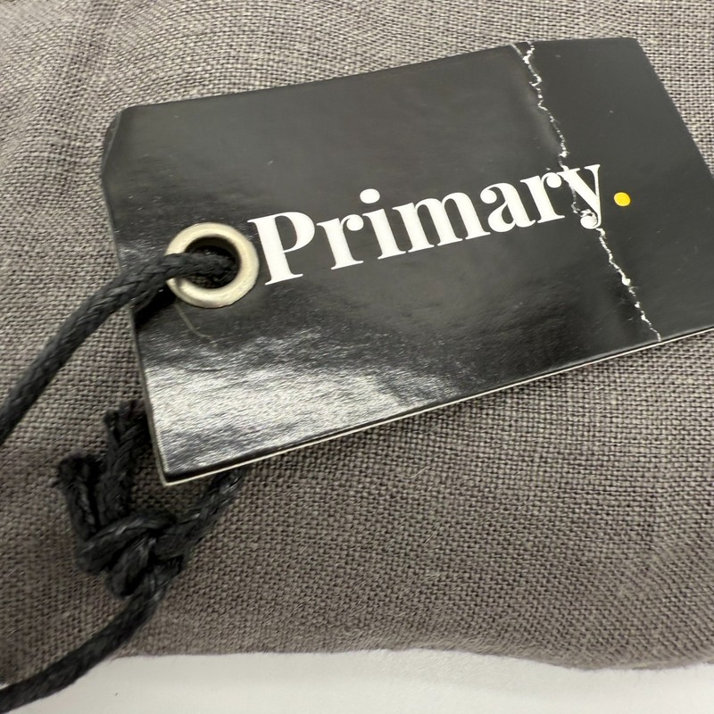 NWT Primary Pillow Shams Pair King Size Gray Linen Envelope Closure Minimalist gallery