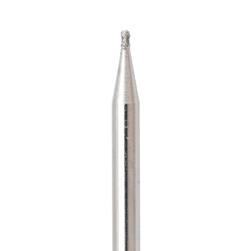 1-3mm Diamond Drill Bits Grinding Carving Ball Set for Dremel Tool 3/32" Shank gallery