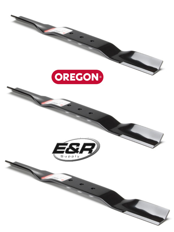 60" Cut Replacement Mulching Mower Blades Swisher T-60, Oregon 91-050 (3) gallery