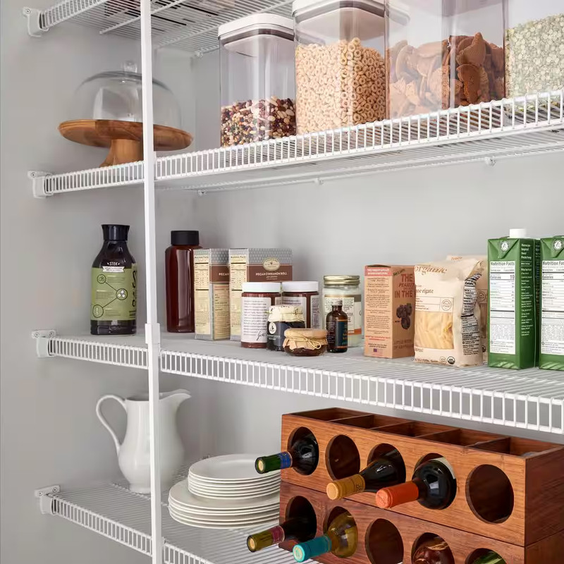 Close Mesh 16 In. D X 72 In. W Ventilated Pantry Shelf gallery