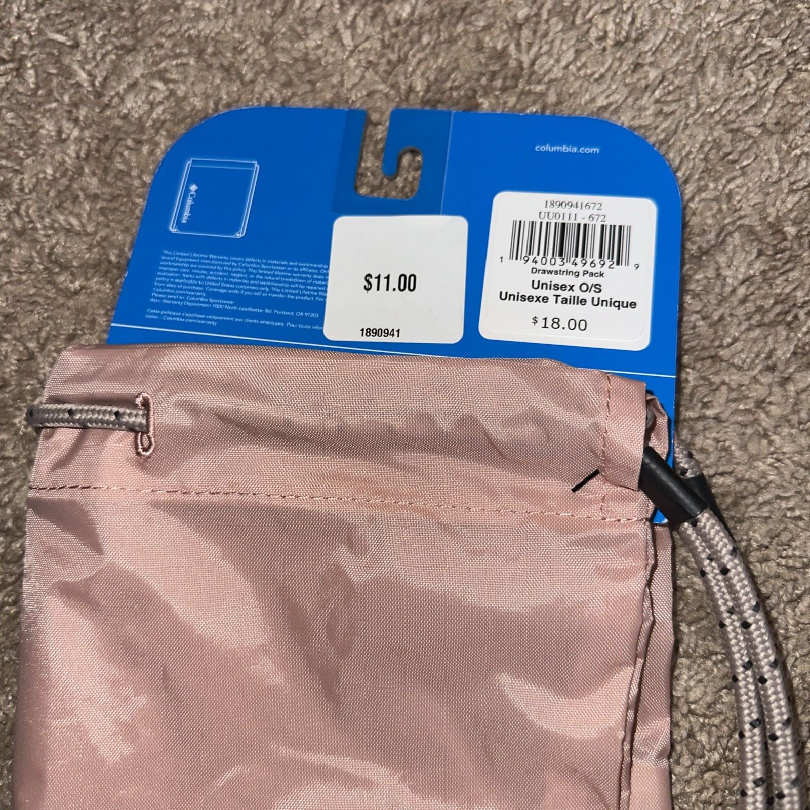 Columbia Unisex Drawstring Pack, One Size 5
