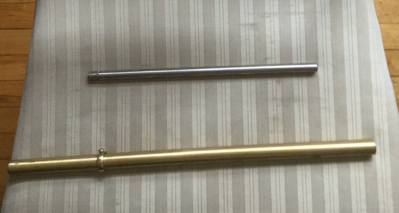 29" TWO PIECE BRASS ROD & LOCKING RING FOR LARGE or STANDARD WEATHERVANES gallery