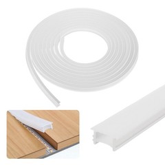 16.5ft/5m LED Diffuser Channel, 16x16mm Silicone LED Channel System