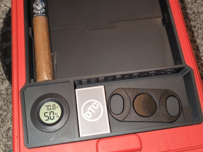 Cigar Humidor Insert with Hygrometer for PACKOUT Low Profile Bin (Insert Only) gallery