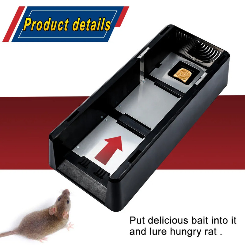 Electronic Mouse Trap Victor Control Rat Killer Pest Electric Rodent Zapper US gallery