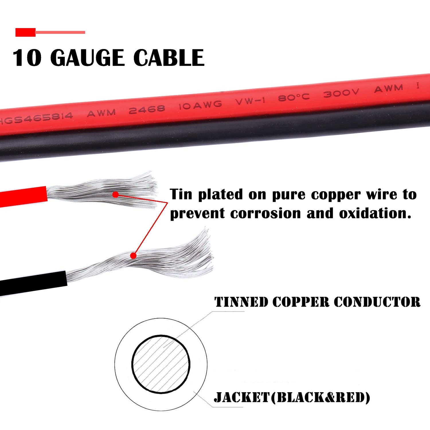 SAE Extension Cable 10AWG SAE to SAE Quick Disconnect Wire Harness SAE Connec... gallery