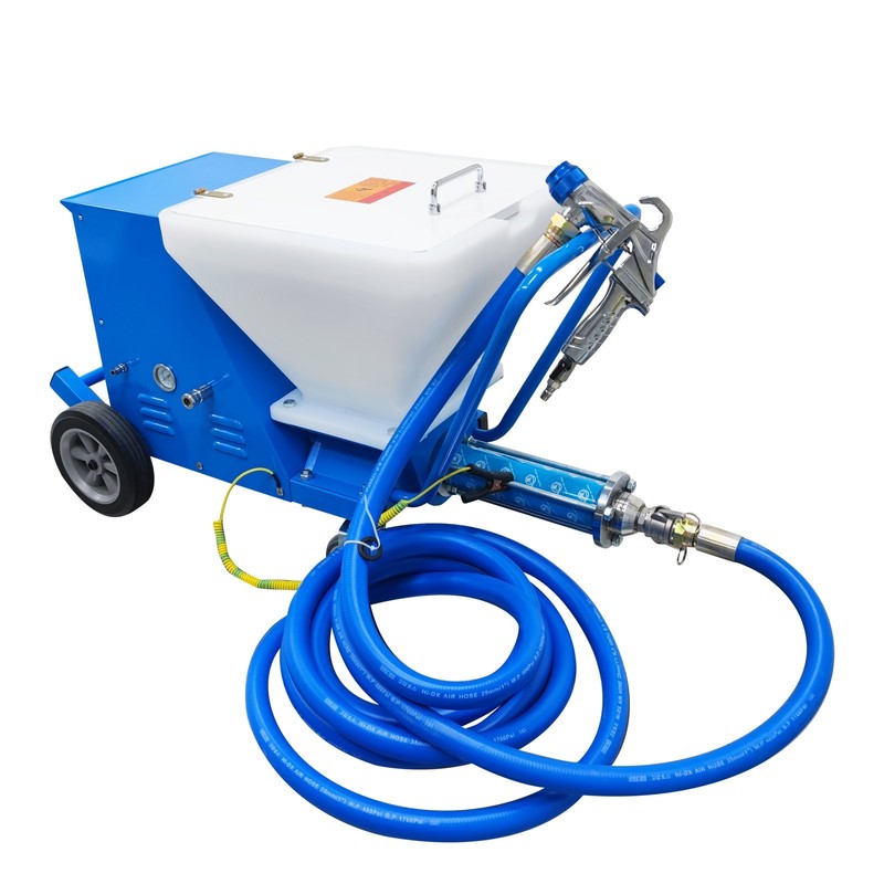 Movable Putty Cement Grouting Spraying Machine Mortar Sprayer 0.6-18L/min 220V gallery