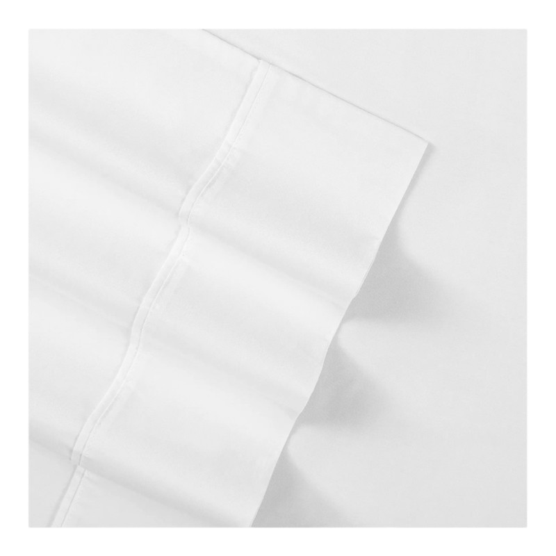 Columbia Breathable Cotton Percale 4 Piece King Size Sheet Set | 4 Color Options gallery