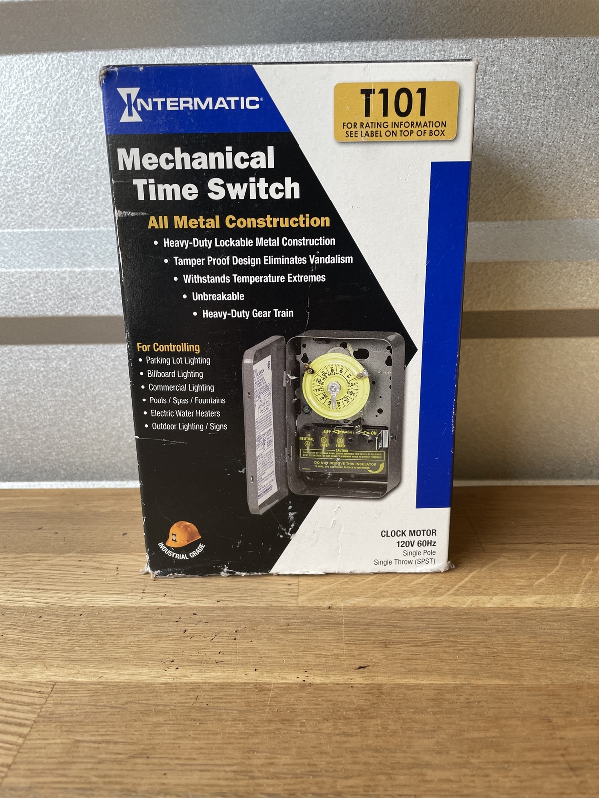 Intermatic T101 24 Hour Industrial Grade Indoor Mechanical Time Switch 120v SPST gallery