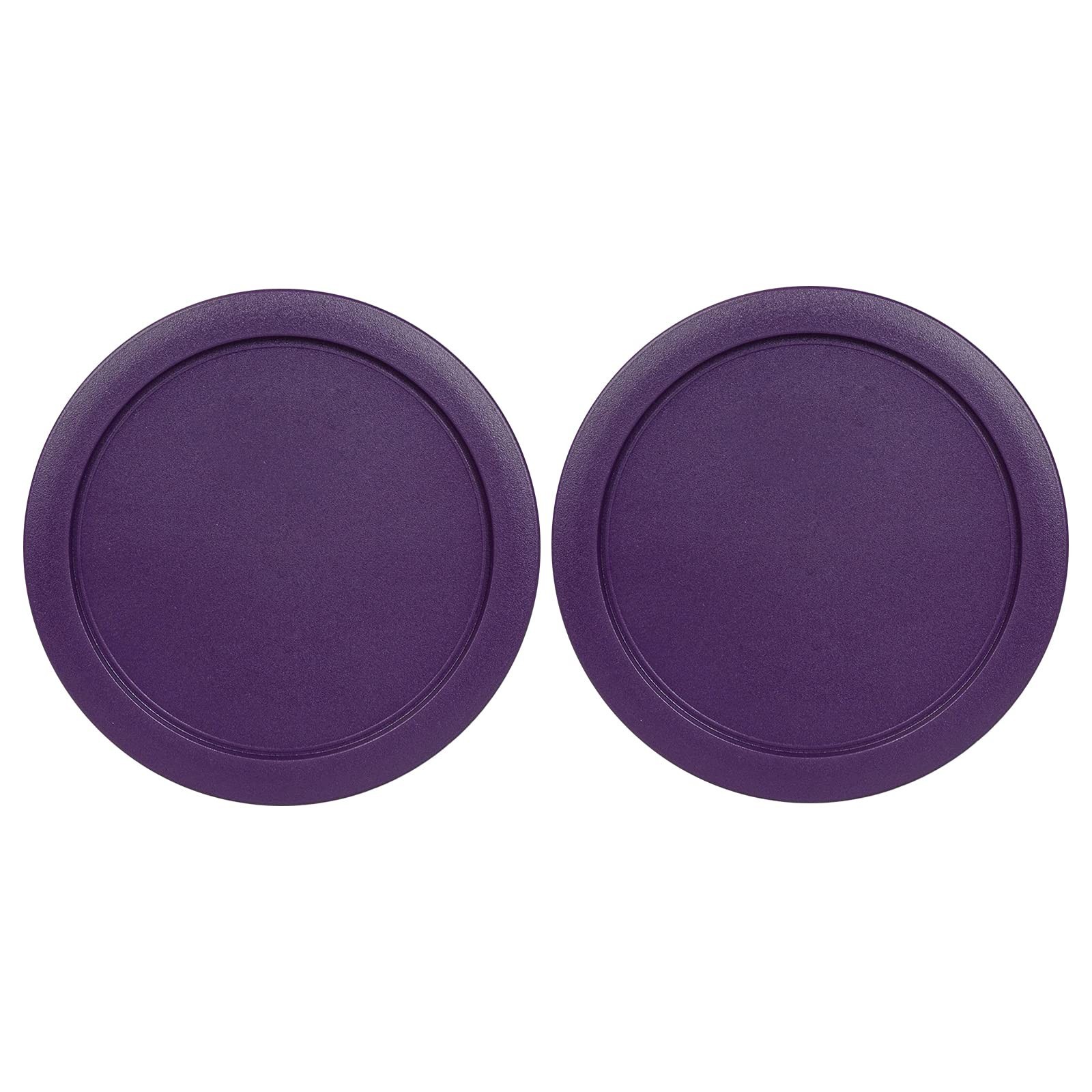 Replacement Lids for Pyrex 1-CUP Storage Cover 4" Bowl 7202-PC Purple (2 pcs) gallery