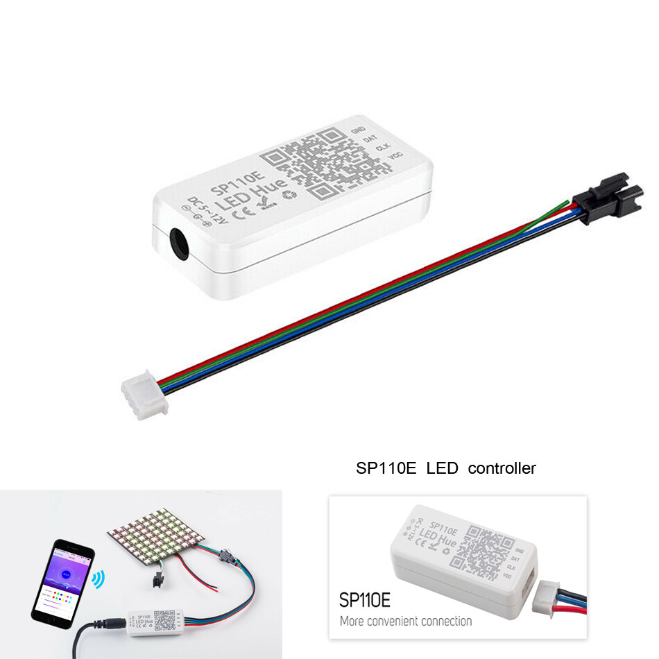 SP110E LED Strip BT Controller iOS/Android-compatible App Control 1024 Pixels gallery