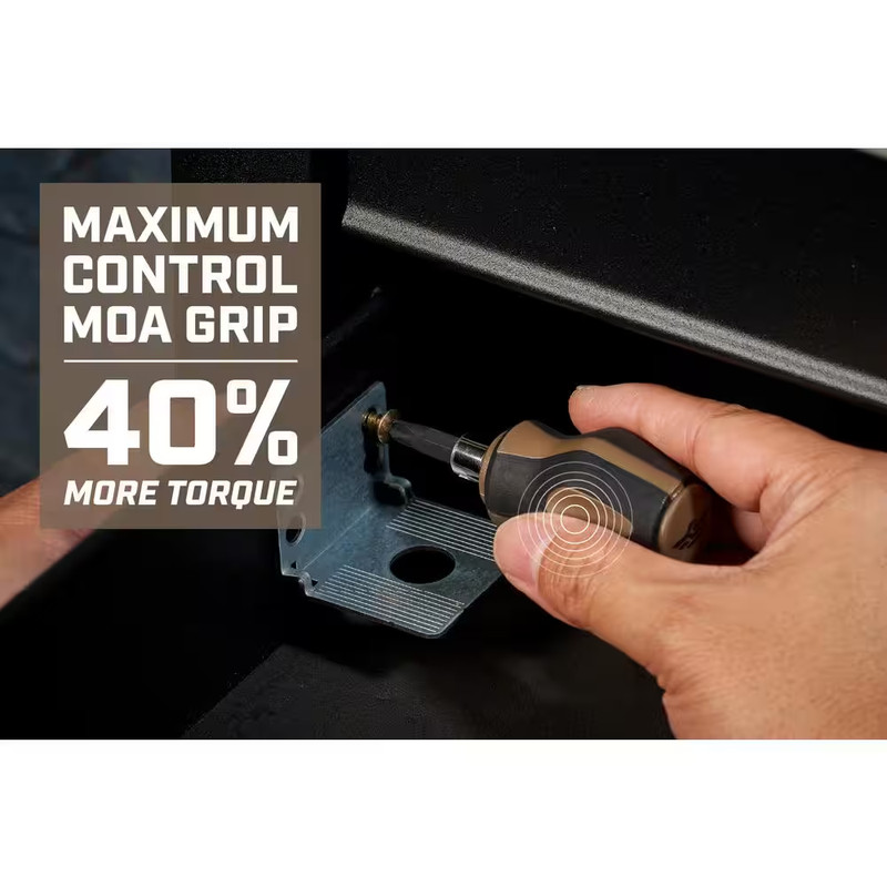 Stubby Screwdriver, 9-In-1, Includes 4 Double-Sided S2 Steel Bits, Magnetic, 3% gallery