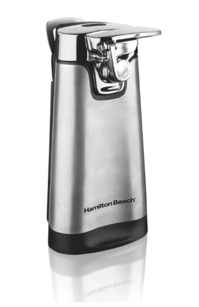 Hamilton Beach SureCut Automatic Electric Can Opener with Multi Tool, Stainless