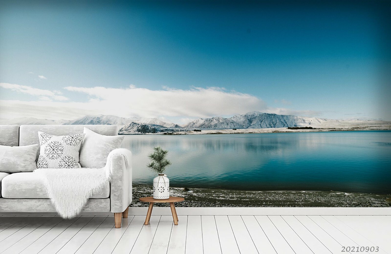 3D Sky Sea Mountain Landscape Self-adhesive Removable Wallpaper Murals Wall gallery