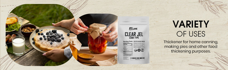 Clear Jel Cook Type Powder for Canning, Cooking and Pie Filling. 300 Gram Bag gallery