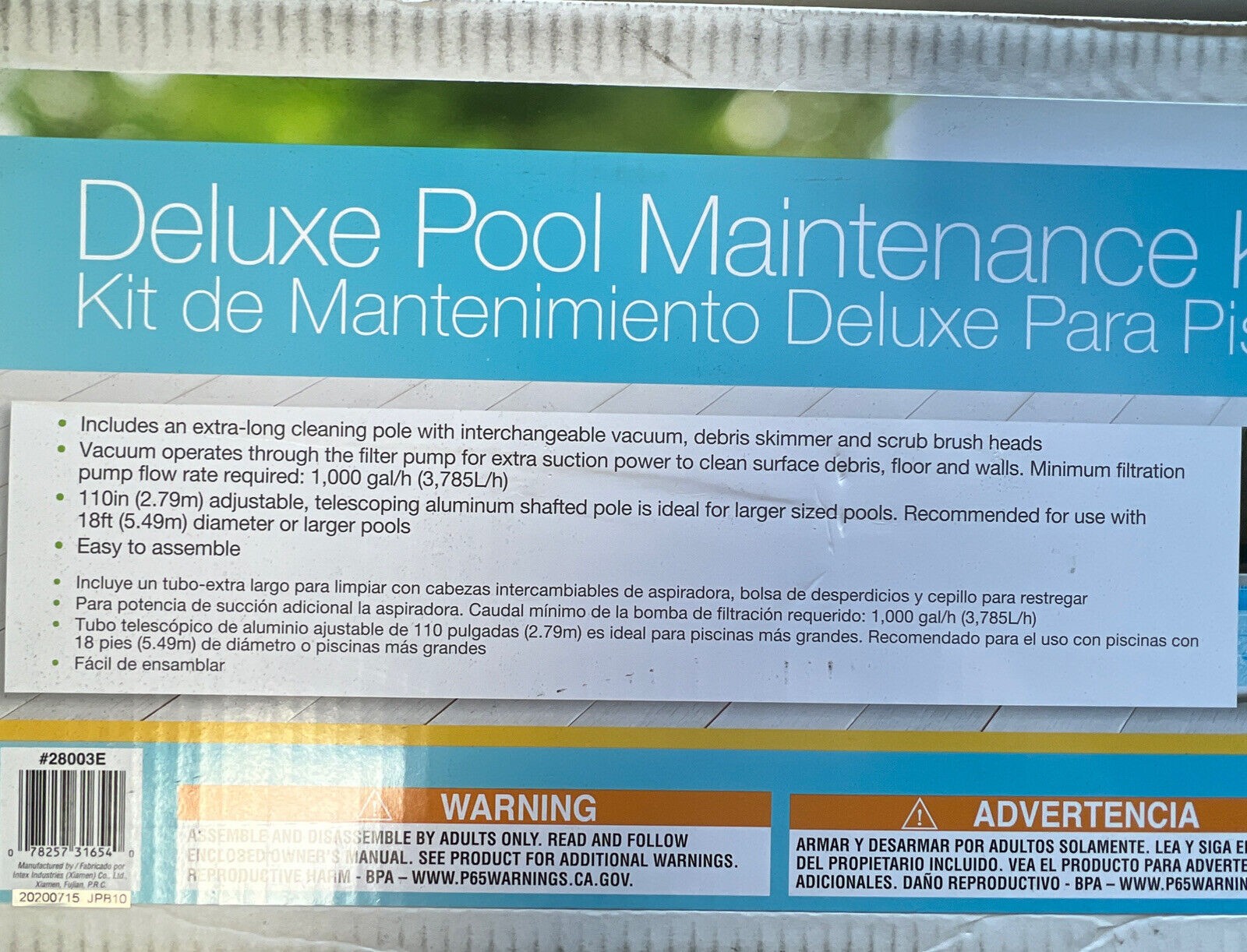 Intex 28003E Deluxe Above Ground Pool Maintenance Kit for 800 GPH gallery