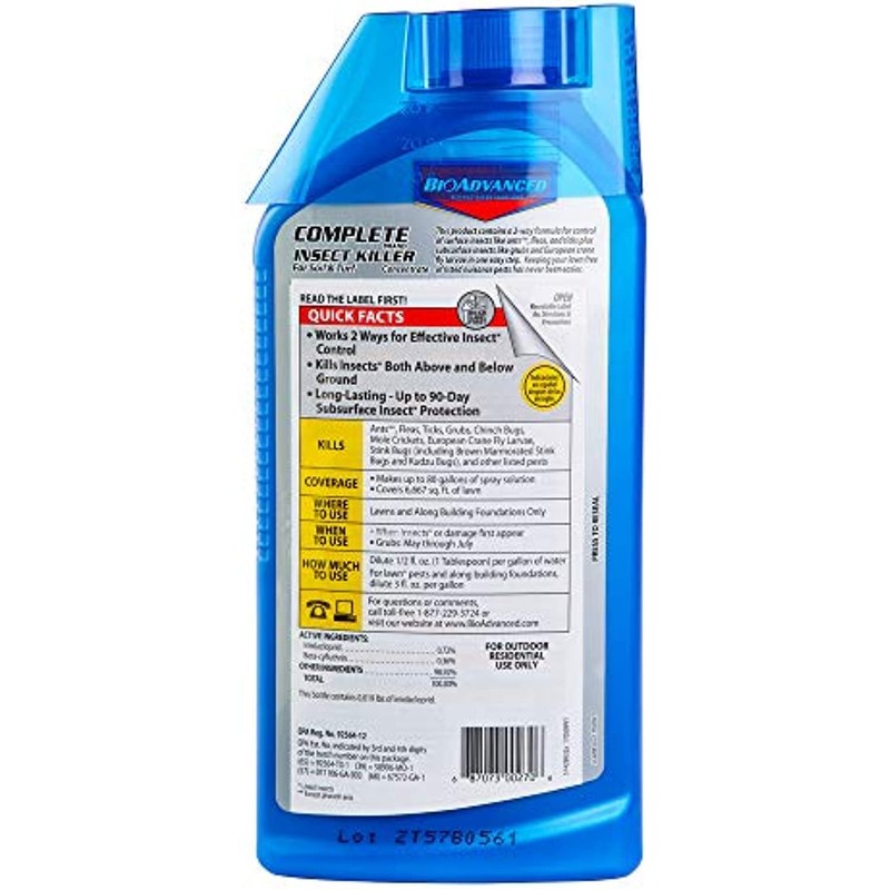 BioAdvanced 700270B Science-Based Solutions Grub, Ant & Mosquito Killer for gallery