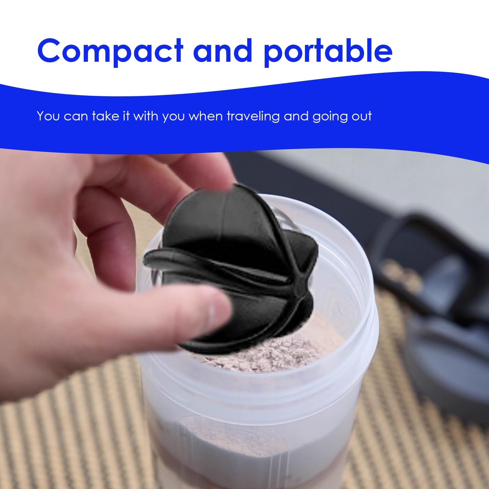 Hydro2Go Plastic Blending Mixing Ball Bottle Balls for Sports Drink 8 pc gallery