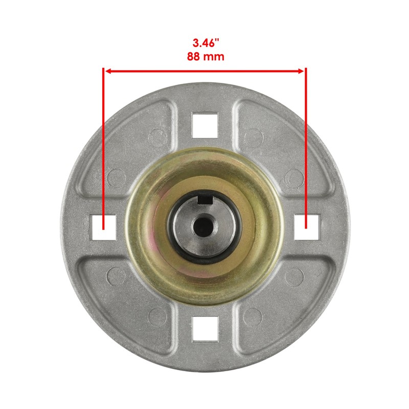 48" Deck Spindle with Pulley For Gravely ZT1540 ZT1640 ZT1740 ZT1840 51510000 gallery