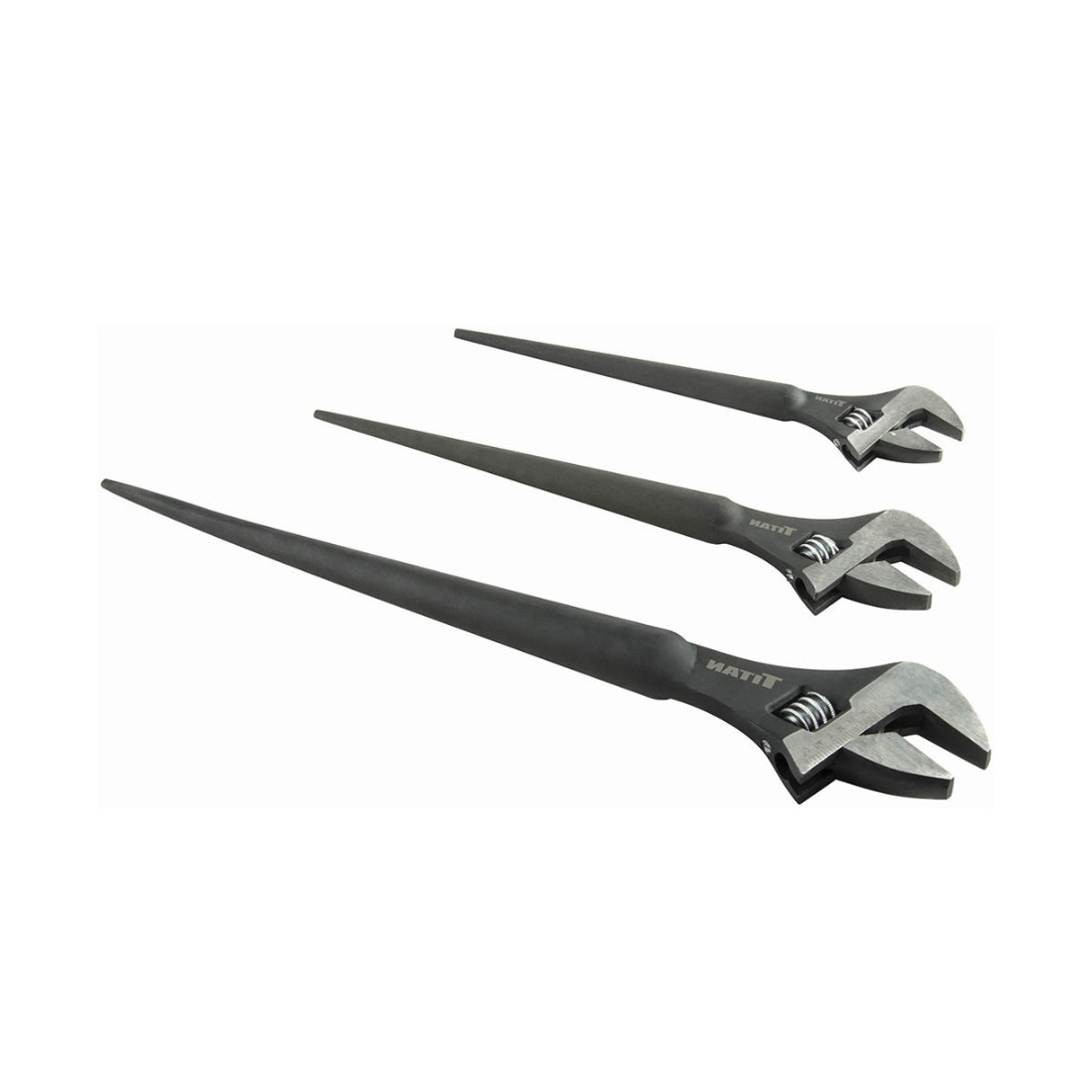 Titan 223 Adjustable Construction Spud Wrench, 3-Pc Set gallery