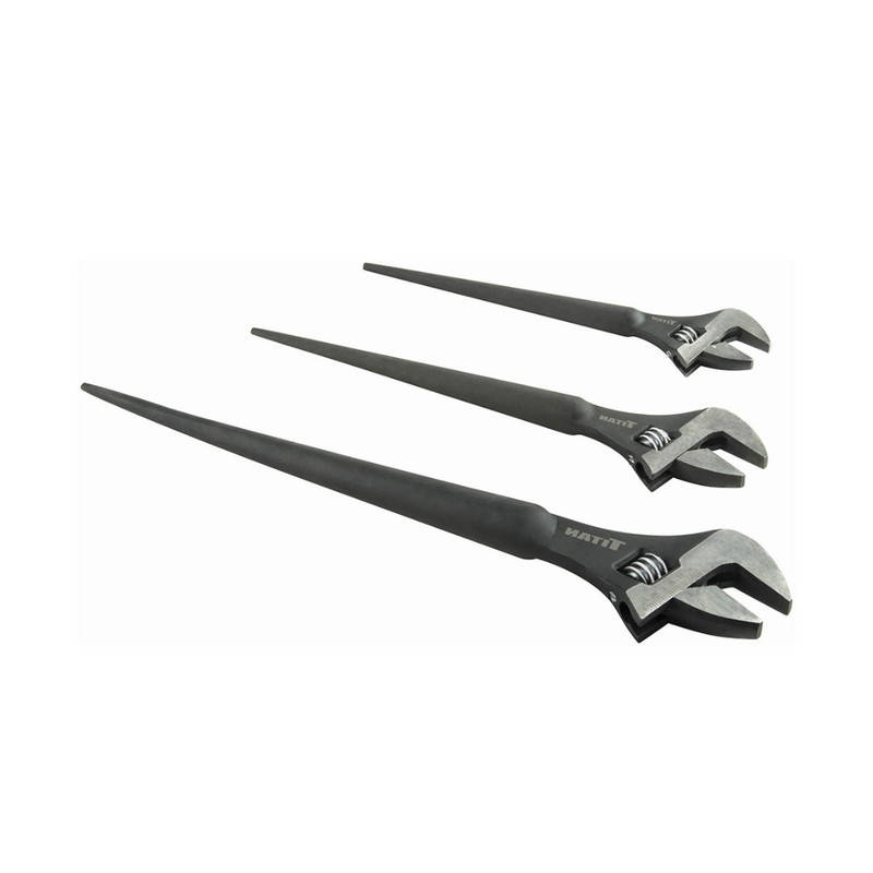 Titan 223 Adjustable Construction Spud Wrench, 3-Pc Set gallery