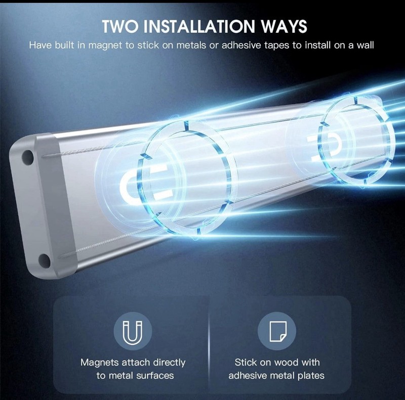 Energy-Efficient Dimmable Under Cabinet Lights, 63 LED Motion Sensor, 2 Pack gallery