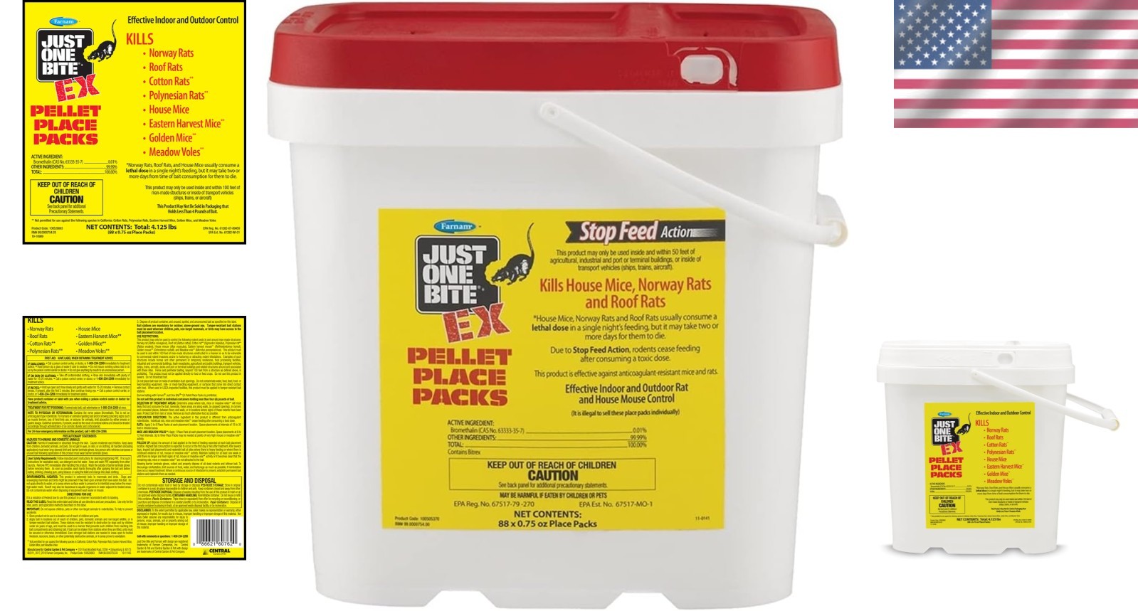 Effective Bromethalin Rodent Control Chunks 88ct - Easy Use for Rural Areas gallery