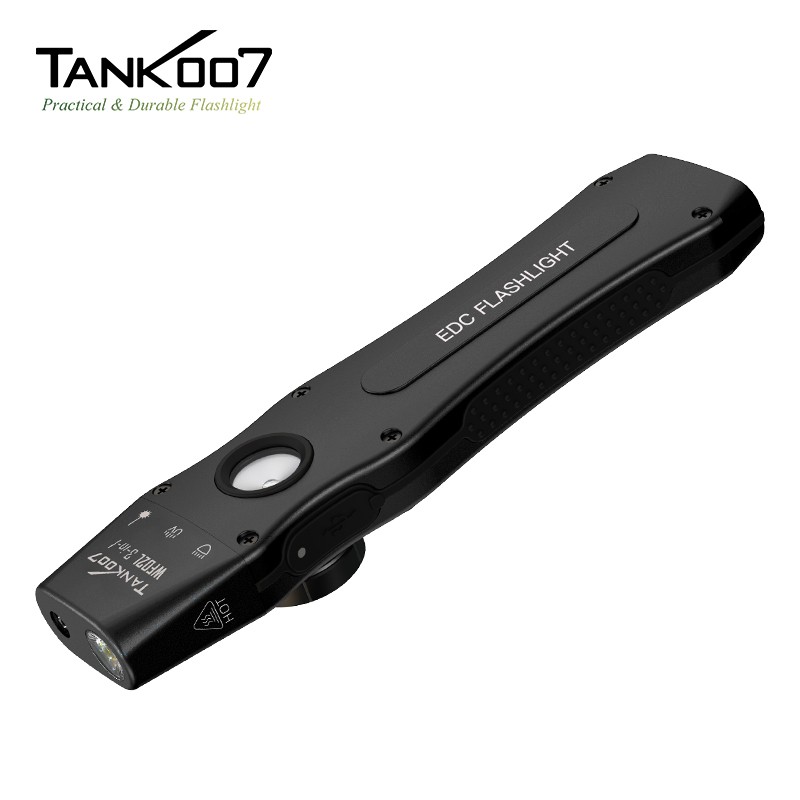 Tank007 1000LM Rechargeable LED Work Light Flat Pocket Flashlight w/ UV Light gallery