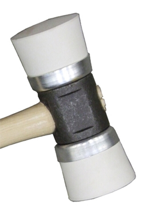 Powernail Model 5MI Double Cap White Rubber Mallet (weighs 4 pounds) gallery