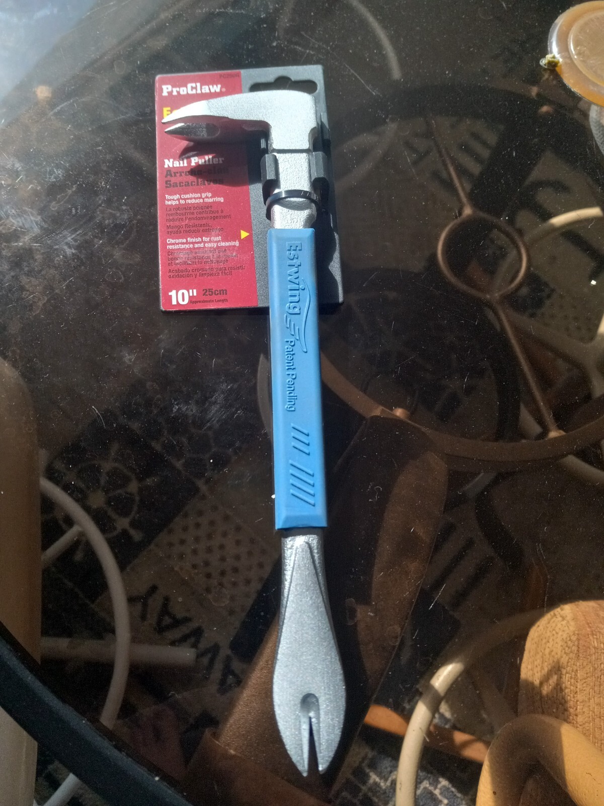 Estwing PC250G Pro Claw Nail Puller With Grip With Blue Cushion Grip 10 Inch gallery