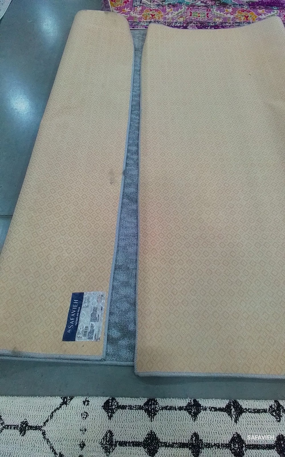 GREY 6'-7" x 9'-0" Back Stain Rug, Reduced Price 1172791427 PNS408F-7 gallery