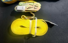 27′ x 2″ 3300lb-WLL Polyester ORMADUS Ratchet Tie Down (New)