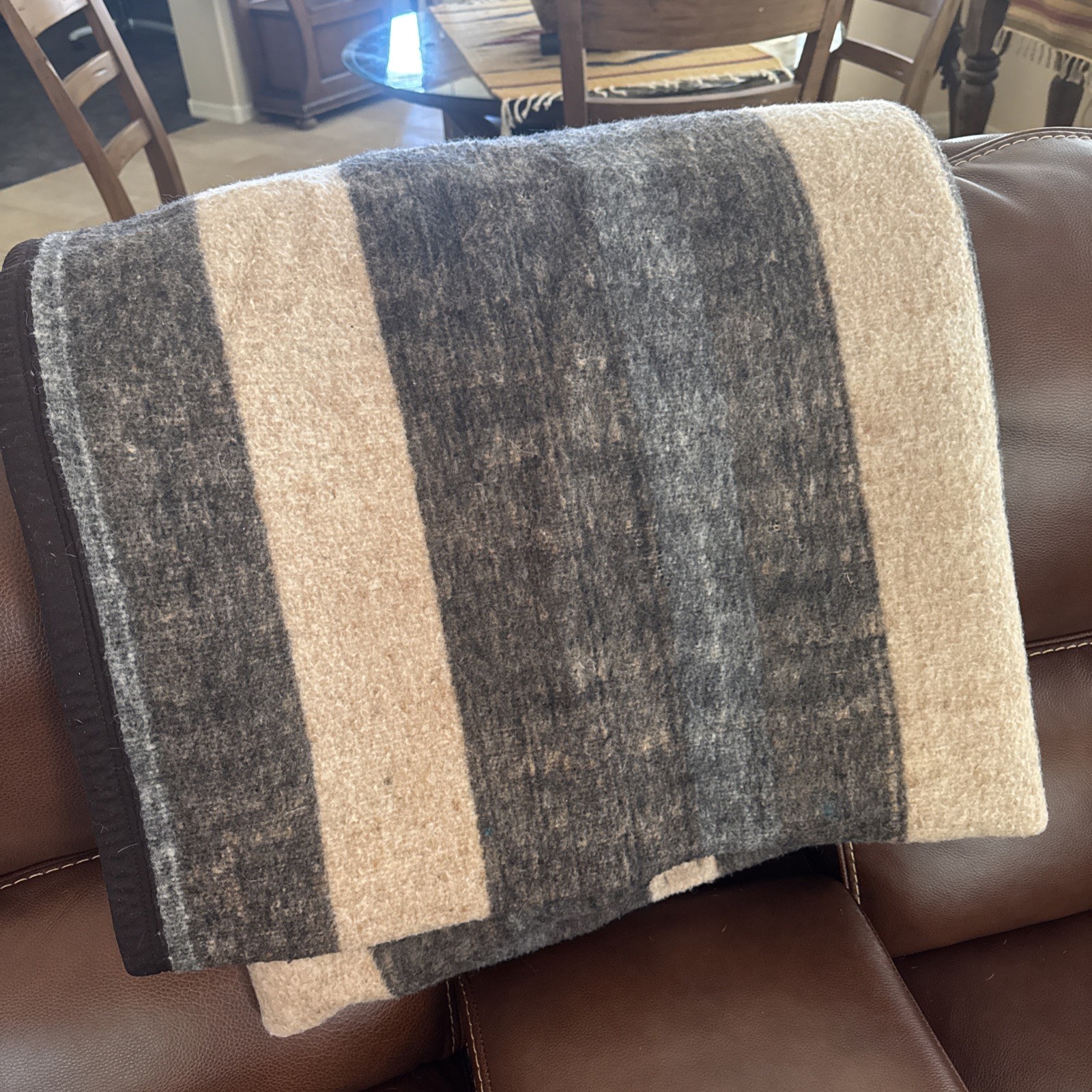 Desert Breeze 100% Alpaca & Sheep Wool Blanket Andean Collection 72” By 88” gallery