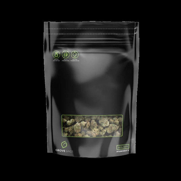 (2) NEW 2023 Grove Bag - TerpLoc 1/2Lb. Bag - 8 Oz. 1/2 Pound (2 bags) w/window gallery