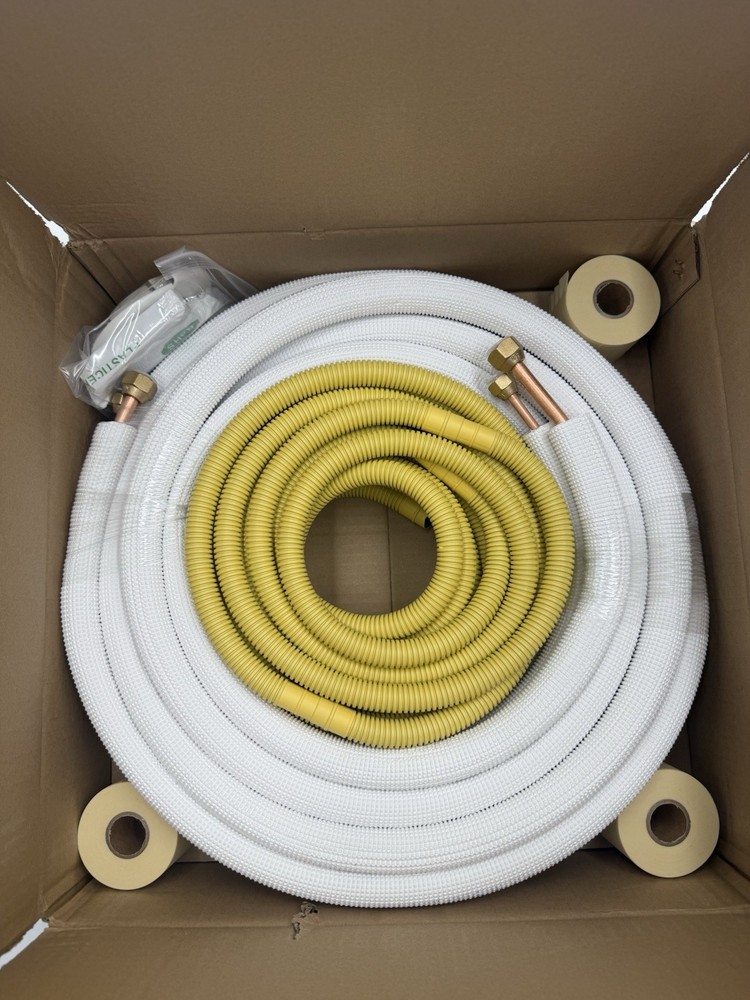 Findmall Mini Split Heat Pump Install Kit 1/4" & 3/8" Copper Line 25 FT Kit